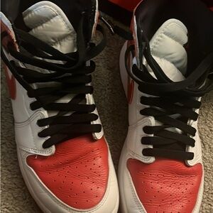 Jordan Sneakers - Red and White